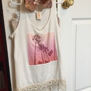 Kids boho 10/12 set, shorts (10), tank (12)